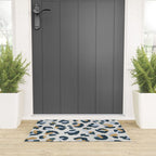 Snow Leopard Print Welcome Mat Gallery Image 3