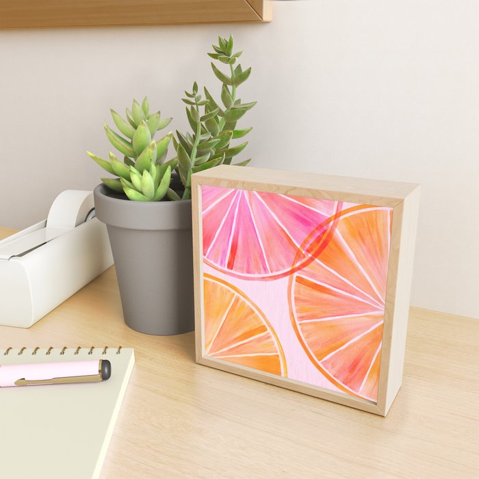 Sweet Summer Citrus - Watercolor Fruit Mini Art Print Gallery Image 2