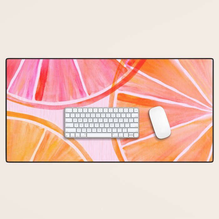 Sweet Summer Citrus - Watercolor Fruit Desk Mat Gallery Image 1
