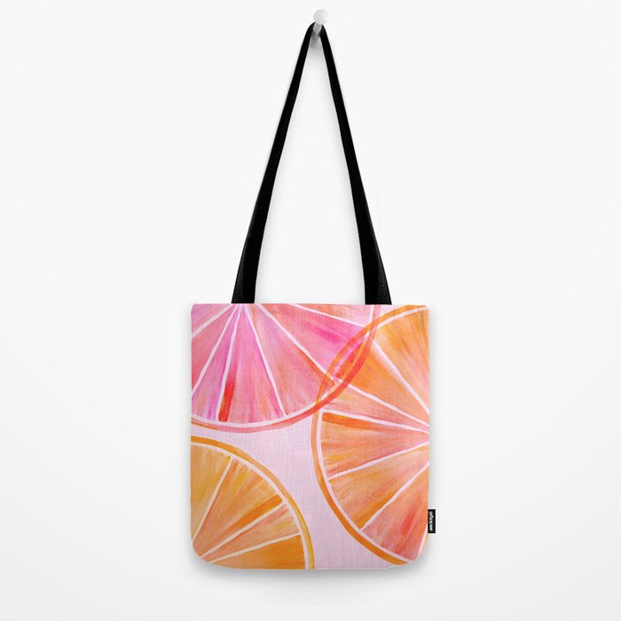 Sweet Summer Citrus - Watercolor Fruit Tote Bag Gallery Image 2
