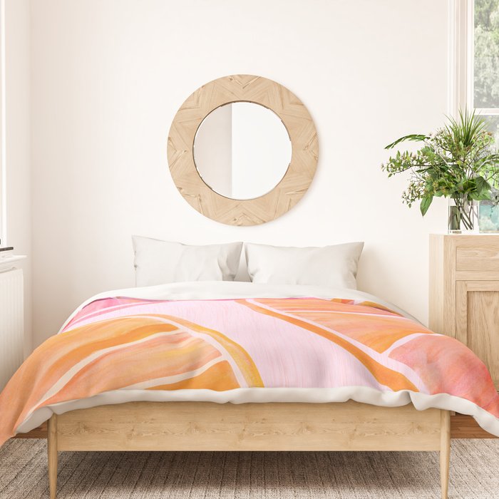 Sweet Summer Citrus - Watercolor Fruit Duvet Cover Gallery Image 3