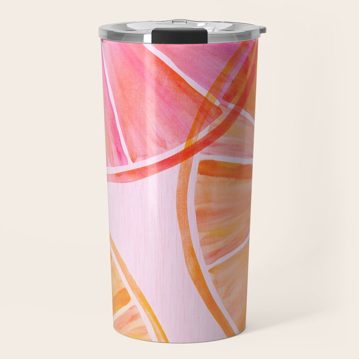Sweet Summer Citrus - Watercolor Fruit Travel Mug Gallery Image 1