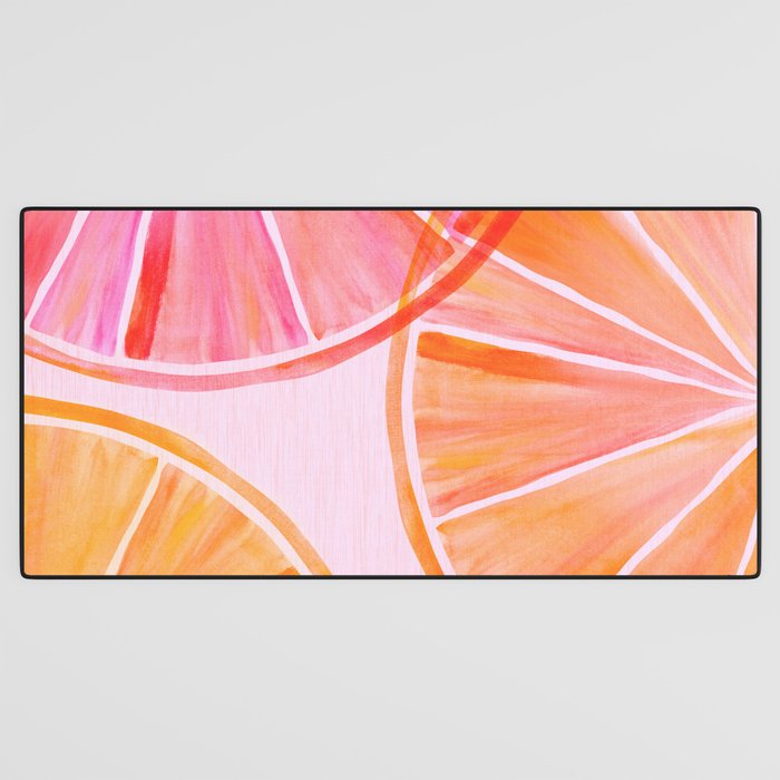 Sweet Summer Citrus - Watercolor Fruit Desk Mat Gallery Image 3