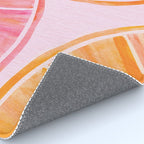 Sweet Summer Citrus - Watercolor Fruit Rug Gallery Image 4