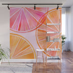 Sweet Summer Citrus - Watercolor Fruit Wall Mural Gallery Image 1