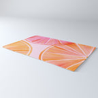 Sweet Summer Citrus - Watercolor Fruit Rug Gallery Image 3