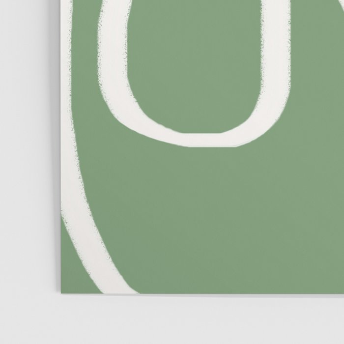 Minimal Flora - clover green Poster Gallery Image 3