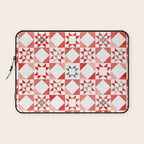Christmas Quilt - pattern no1 Laptop Sleeve Gallery Image 1