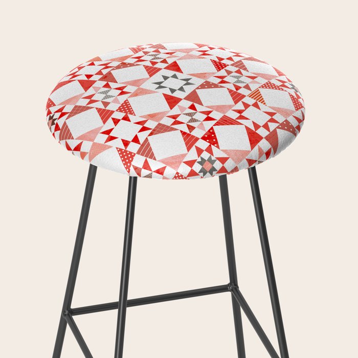 Christmas Quilt - pattern no1 Stool Gallery Image 2