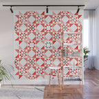 Christmas Quilt - pattern no1 Wall Mural Gallery Image 1