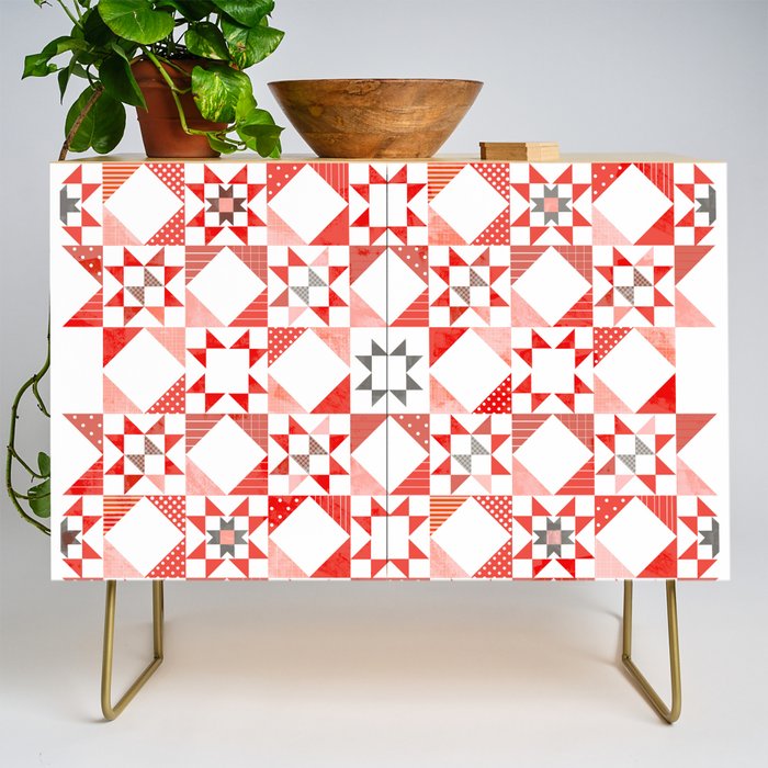 Christmas Quilt - pattern no1 Credenza Gallery Image 1