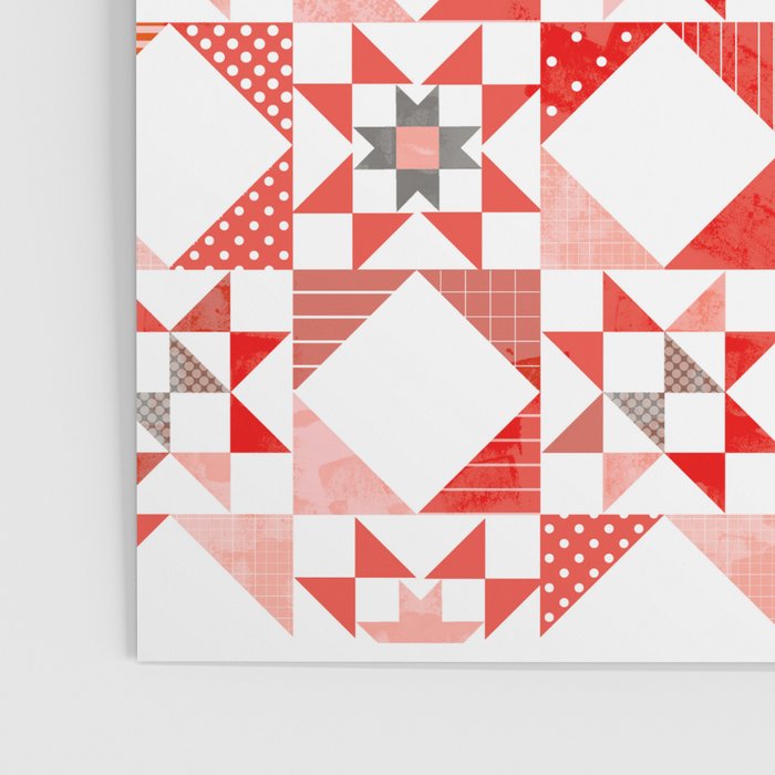 Christmas Quilt - pattern no1 Poster Gallery Image 3