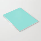 Mid Century Modern Atomic 50s Starburst Trio in Light Medium Robin's Egg Blue and Black Notebook Gallery Image 3