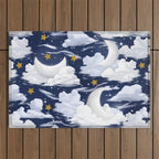 Magical Moon and Stars Outdoor Rug Gallery Image 1