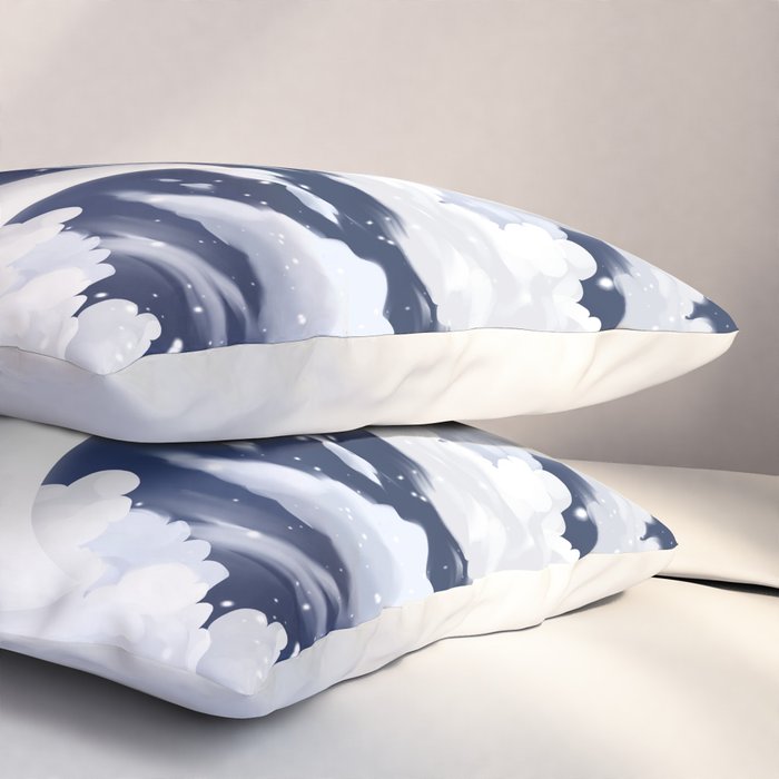 Magical Moon and Stars Pillow Sham Gallery Image 3