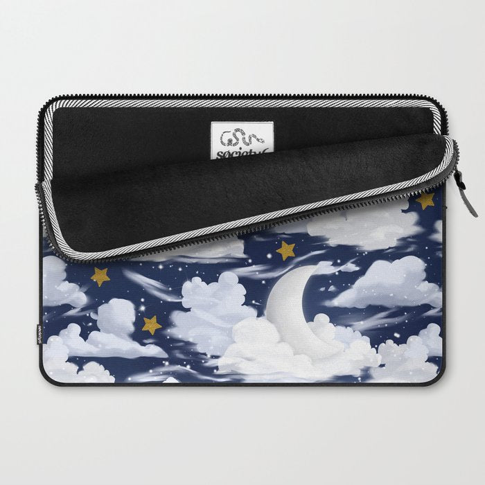Magical Moon and Stars Laptop Sleeve Gallery Image 2