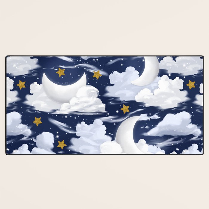 Magical Moon and Stars Desk Mat Gallery Image 3