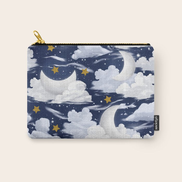 Magical Moon and Stars Carry All Pouch Gallery Image 1