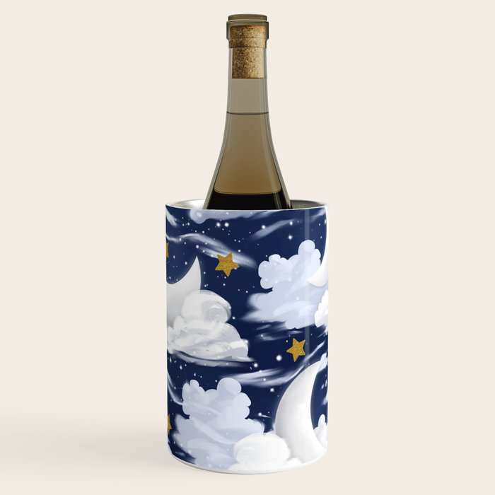 Magical Moon and Stars Wine Chiller Gallery Image 1