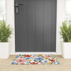 Colorful wildflowers Welcome Mat Gallery Image 3