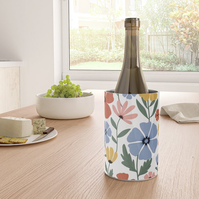 Colorful wildflowers Wine Chiller Gallery Image 4