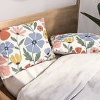 Colorful wildflowers Pillow Sham Gallery Image 2