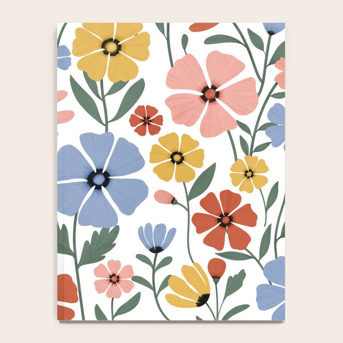 Colorful wildflowers Notebook Gallery Image 4