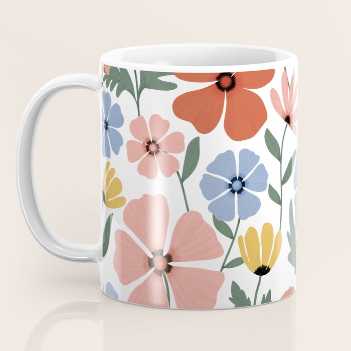 Colorful wildflowers Coffee Mug Gallery Image 3