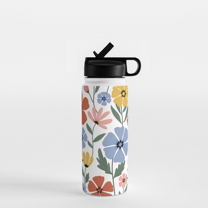 Colorful wildflowers Water Bottle Gallery Image 1