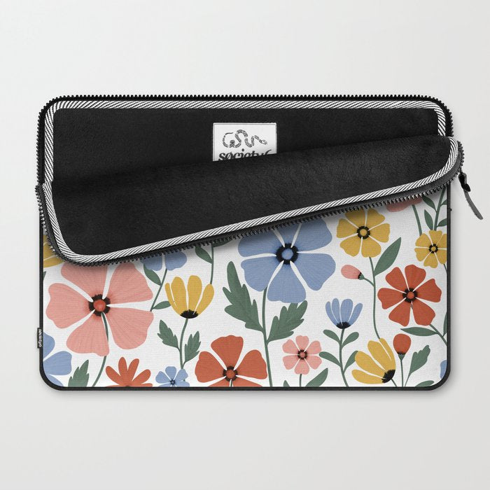 Colorful wildflowers Laptop Sleeve Gallery Image 2