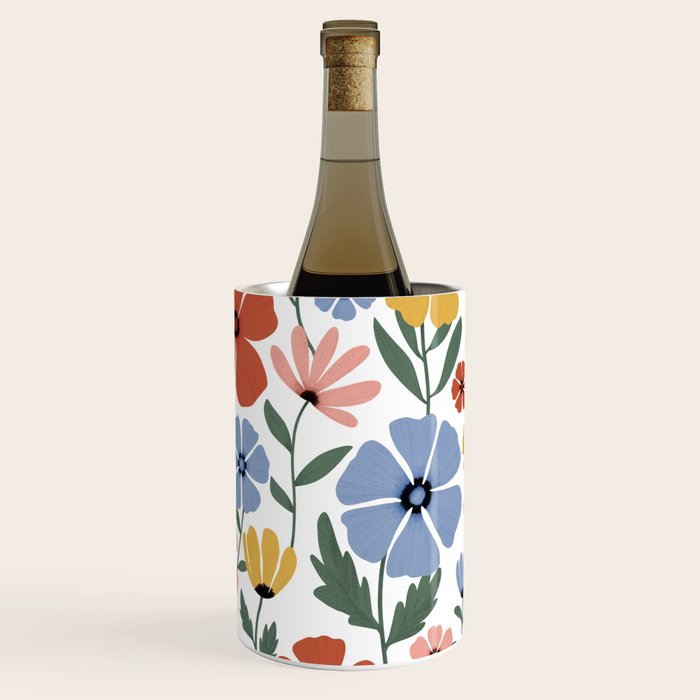 Colorful wildflowers Wine Chiller Gallery Image 1