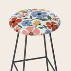 Colorful wildflowers Stool Gallery Image 2