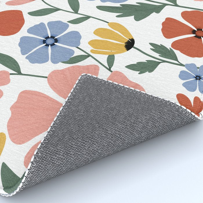 Colorful wildflowers Rug Gallery Image 4