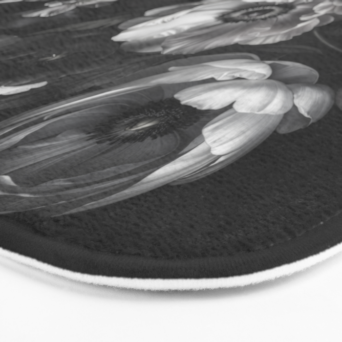 Dark Baroque Blossom Symphony Large Flower Art Bath Mat Gallery Image 3