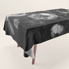 Dark Baroque Blossom Symphony Large Flower Art Tablecloth Gallery Image 1