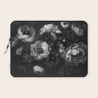 Dark Baroque Blossom Symphony Large Flower Art Laptop Sleeve Gallery Image 1