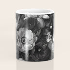 Dark Baroque Blossom Symphony Large Flower Art Coffee Mug Gallery Image 4