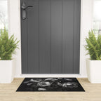 Dark Baroque Blossom Symphony Large Flower Art Welcome Mat Gallery Image 3