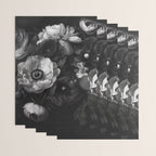 Dark Baroque Blossom Symphony Large Flower Art Wrapping Paper Gallery Image 3