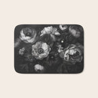 Dark Baroque Blossom Symphony Large Flower Art Bath Mat Gallery Image 1