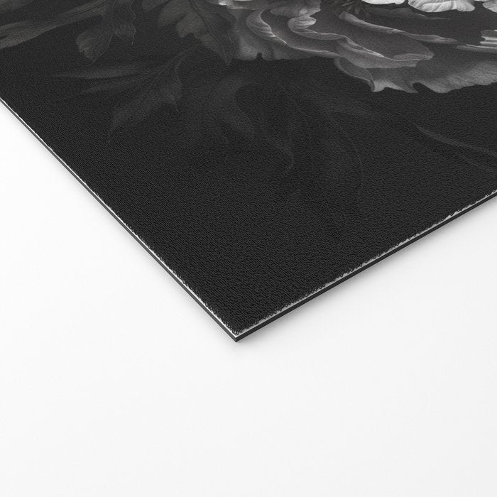 Dark Baroque Blossom Symphony Large Flower Art Welcome Mat Gallery Image 2