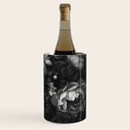 Dark Baroque Blossom Symphony Large Flower Art Wine Chiller Gallery Image 3