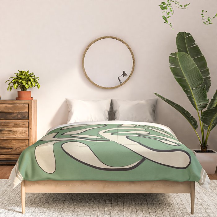 Minimal Abstraction 2 Comforter Gallery Image 3