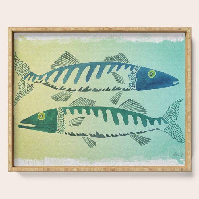 Fish Duo Serving Tray Gallery Image 1