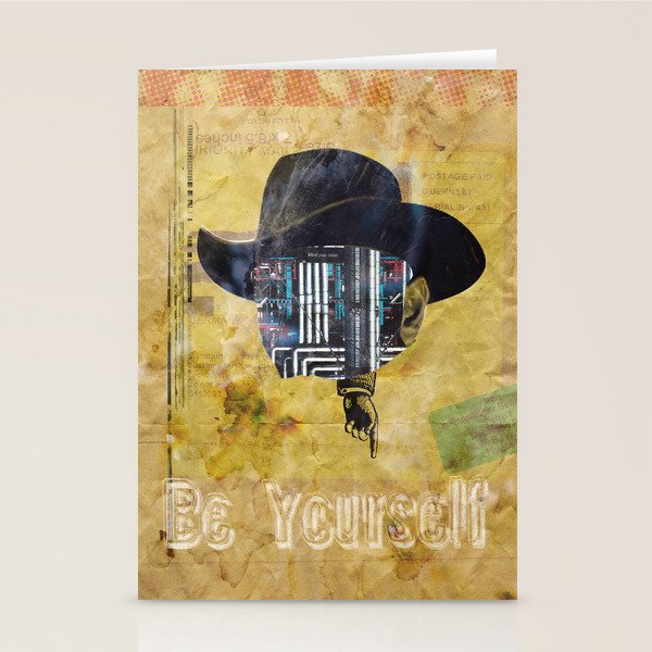 Be Yourself Stationery Card Gallery Image 1
