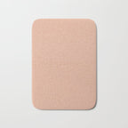 solid woven - peach Bath Mat Gallery Image 1
