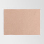 solid woven - peach Rug Gallery Image 2