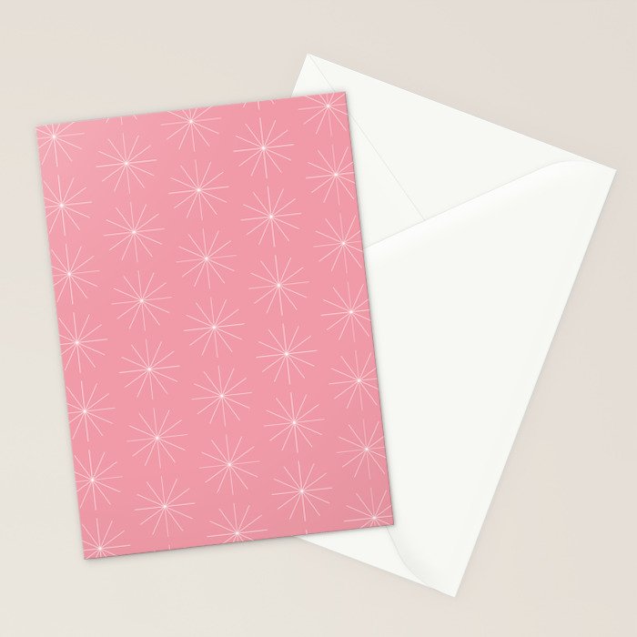 Minimalist Starburst Pattern V Stationery Card Gallery Image 2