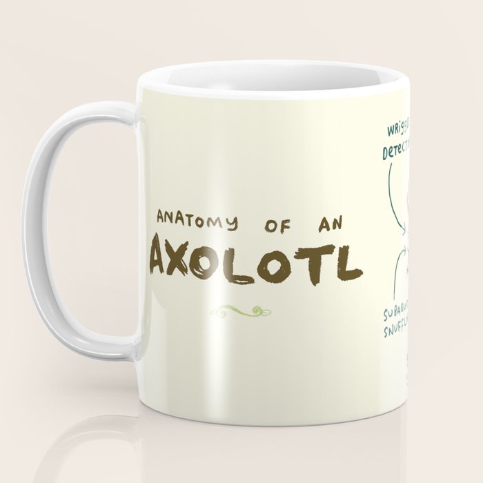 Anatomy of an Axolotl Coffee Mug Gallery Image 3
