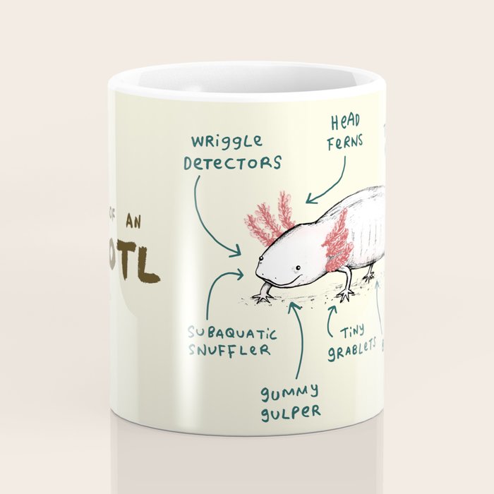 Anatomy of an Axolotl Coffee Mug Gallery Image 4